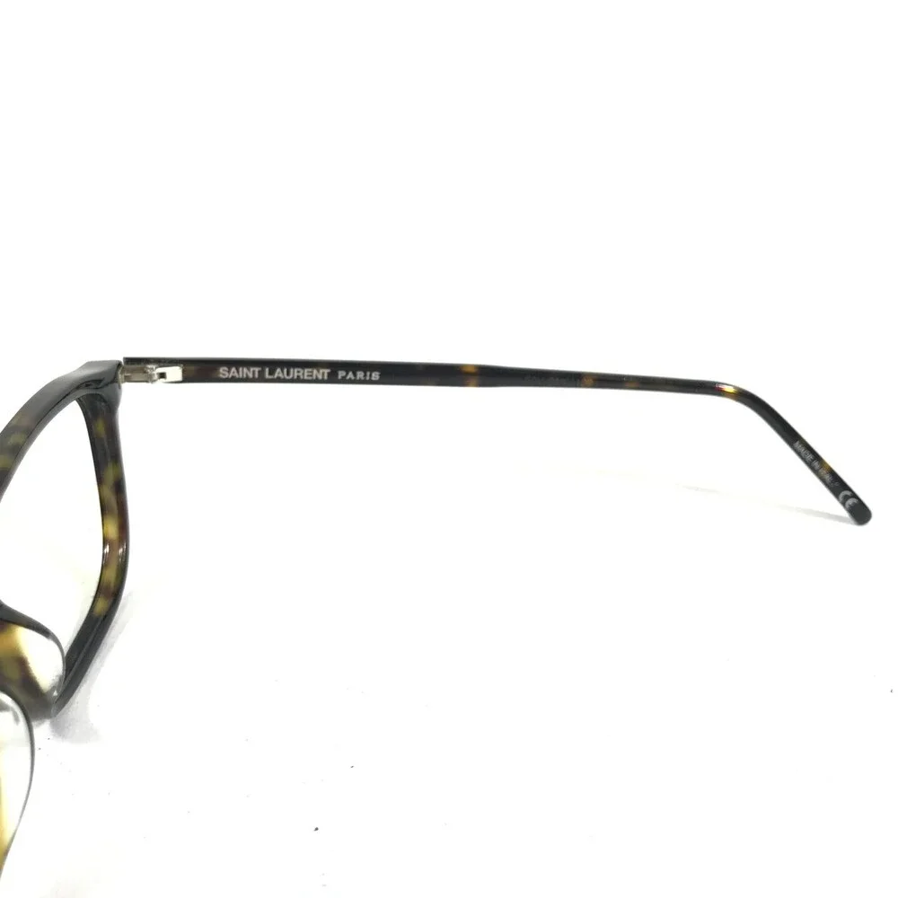 Saint Laurent Eyeglasses Frames SL308/F 007 Tortoise Square Asian Fit 56-16-130